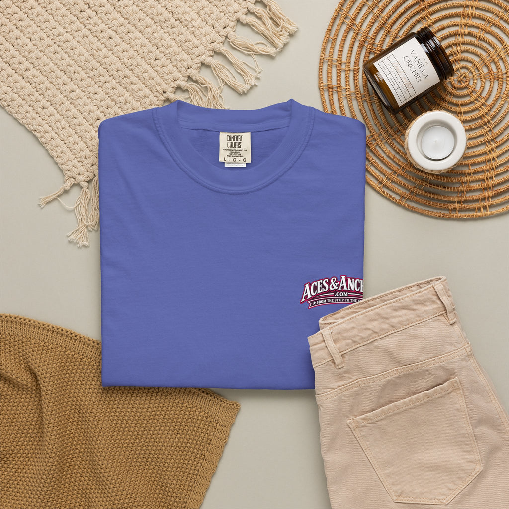 Western Caribbean List from Galveston Unisex Garment-Dyed T-shirt