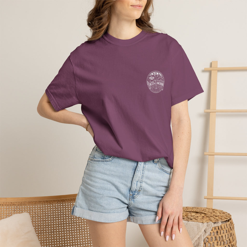 S.O.S. SALT OCEAN SEA Unisex Garment-Dyed T-Shirt