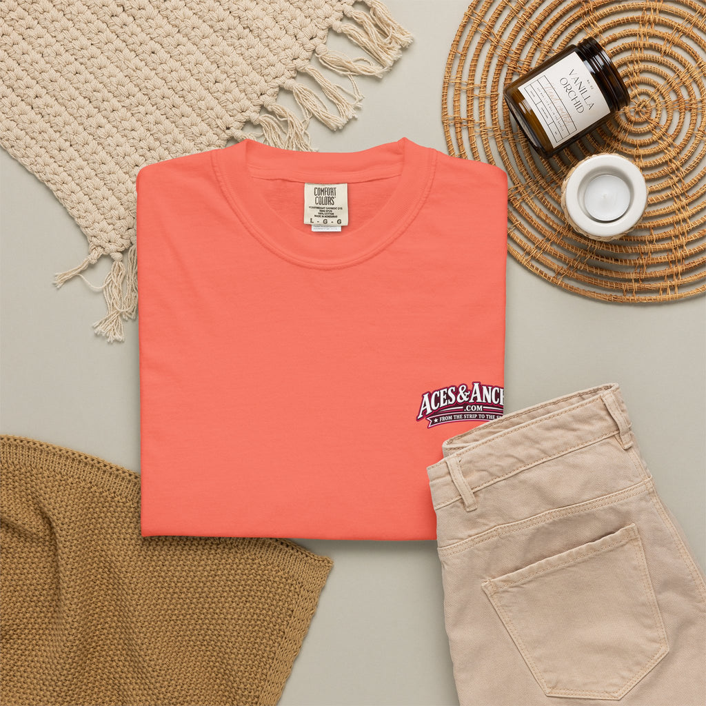 Western Caribbean List from Galveston Unisex Garment-Dyed T-shirt