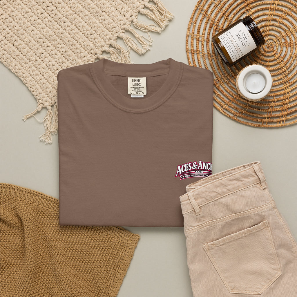 Western Caribbean List from Galveston Unisex Garment-Dyed T-shirt