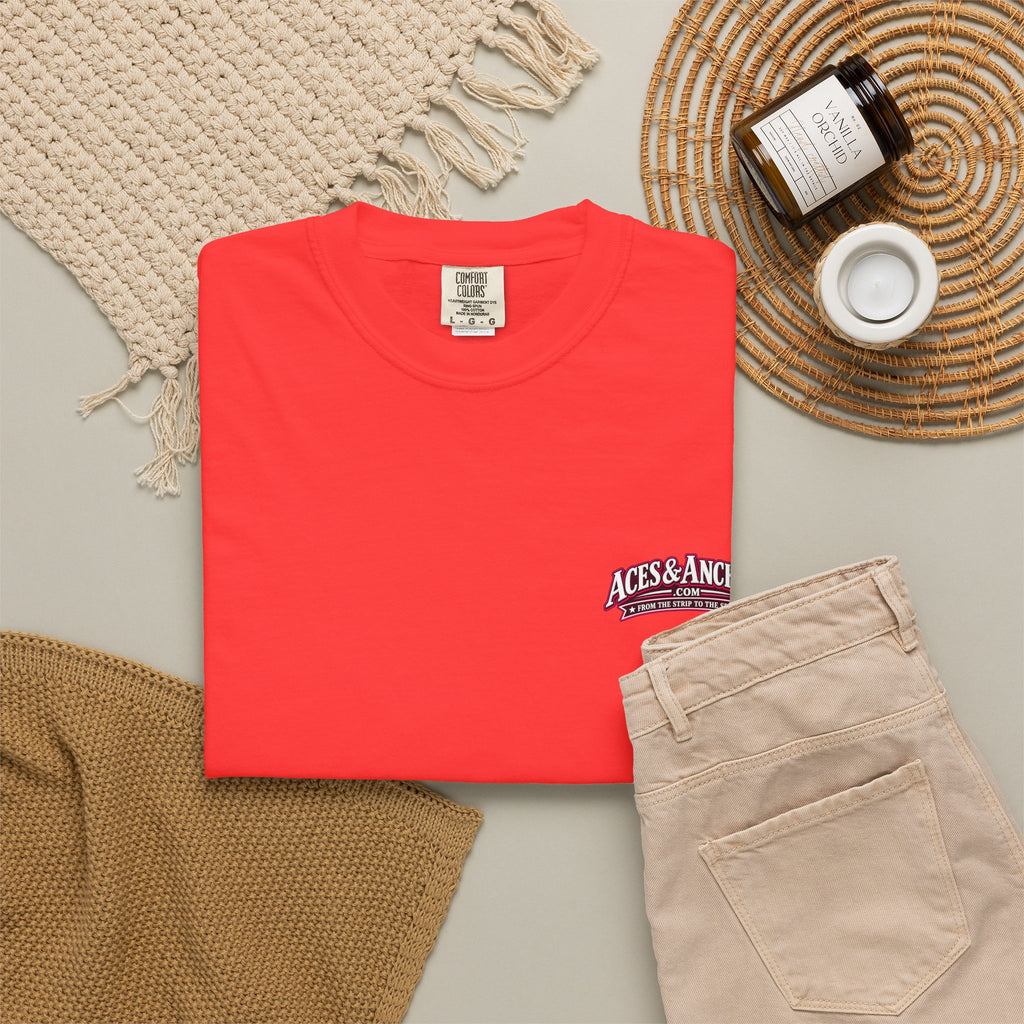 Western Caribbean List from Galveston Unisex Garment-Dyed T-shirt
