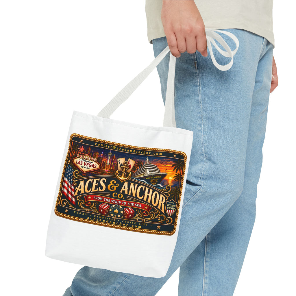 Aces & Anchor Co. Vintage Vegas Tote Bag