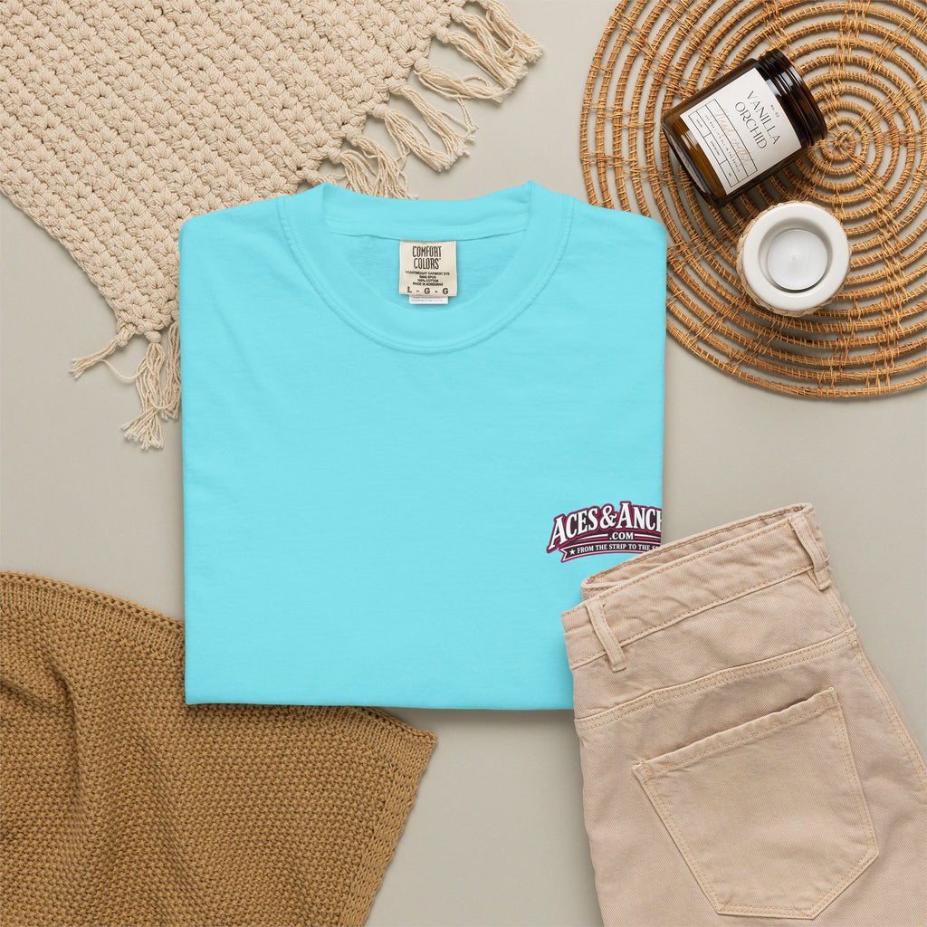 Western Caribbean List from Galveston Unisex Garment-Dyed T-shirt