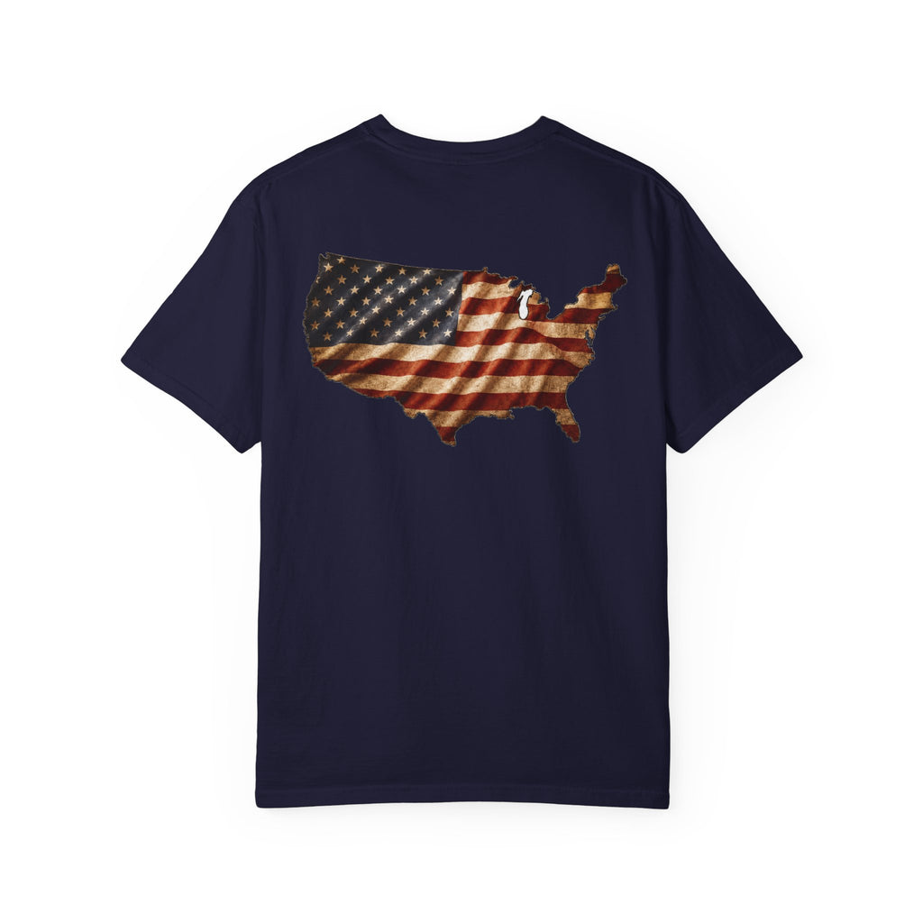 Vintage American Flag Veteran T-Shirt