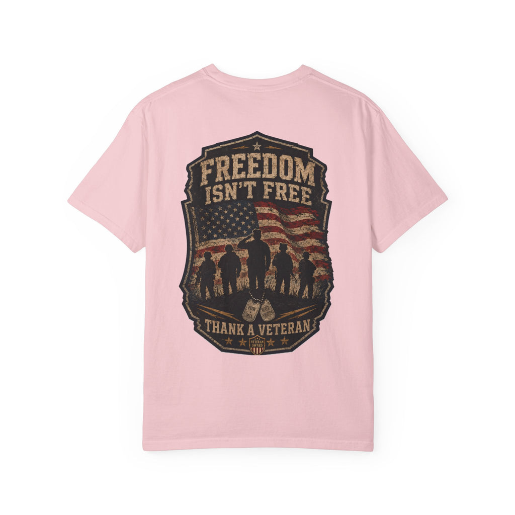 Freedom Isn’t Free — American Flag Veteran T-Shirt