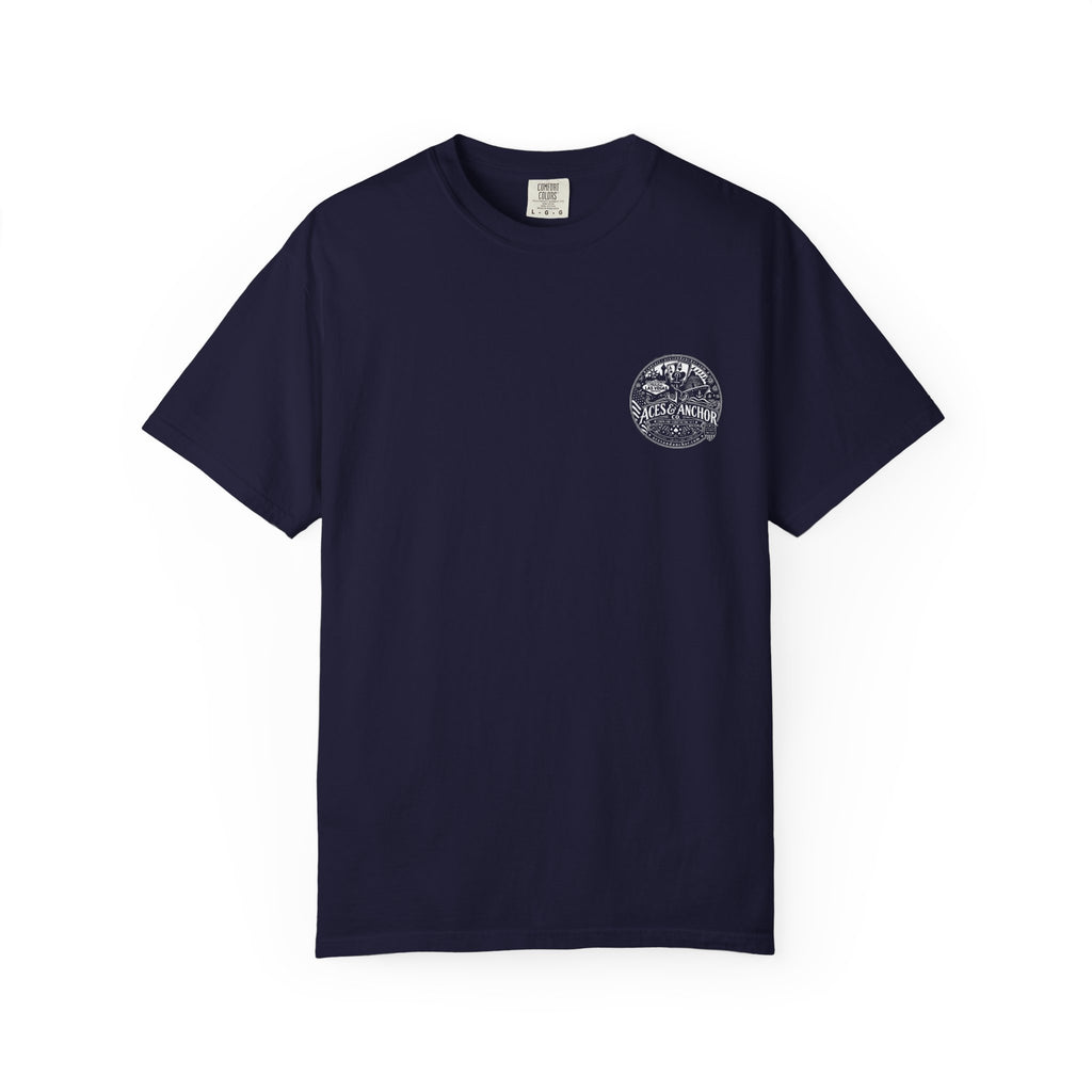 S.O.S. SALT OCEAN SEA Unisex Garment-Dyed T-Shirt