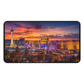 Las Vegas Skyline Desk Mat — Vibrant Sunset Strip Gaming/Work Mouse Pad product image 1