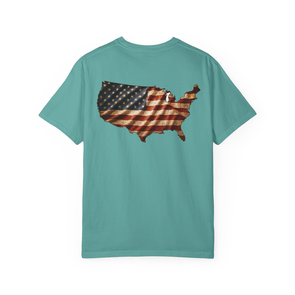 Vintage American Flag Veteran T-Shirt