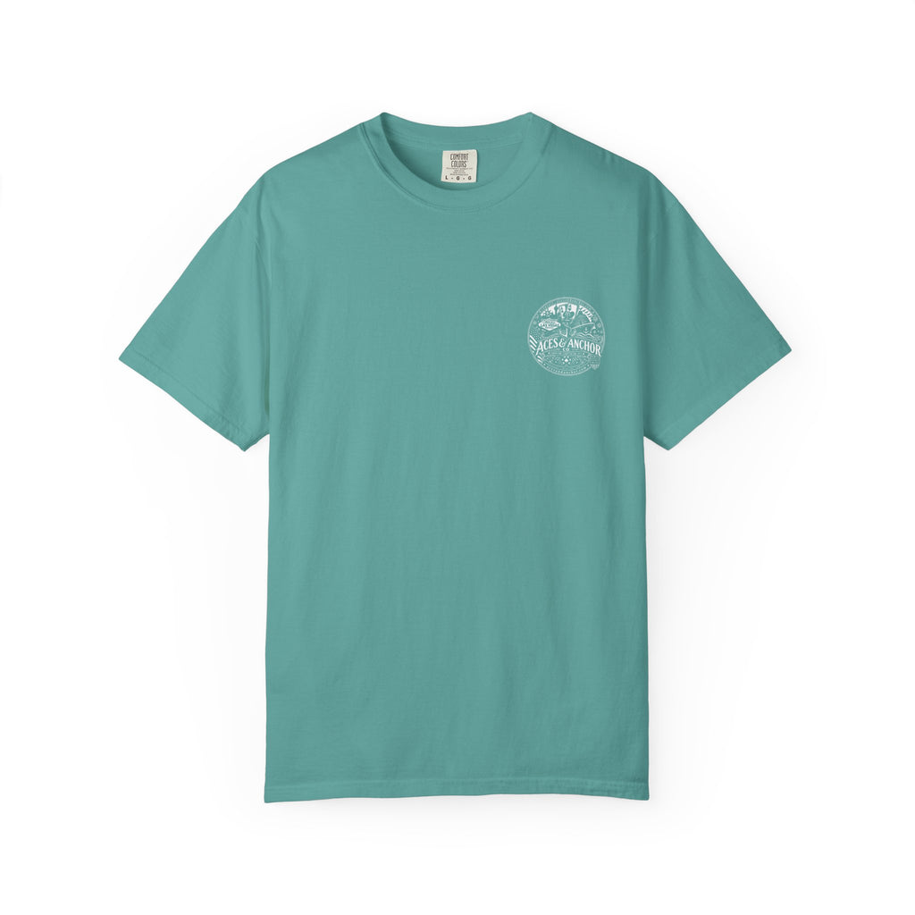 S.O.S. SALT OCEAN SEA Unisex Garment-Dyed T-Shirt