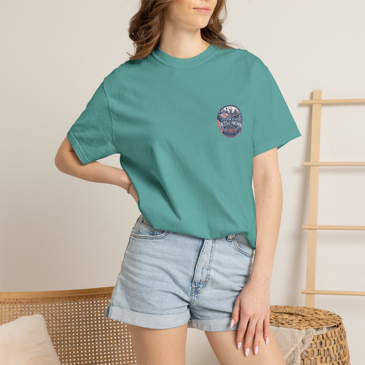 Vintage American Flag Veteran T-Shirt