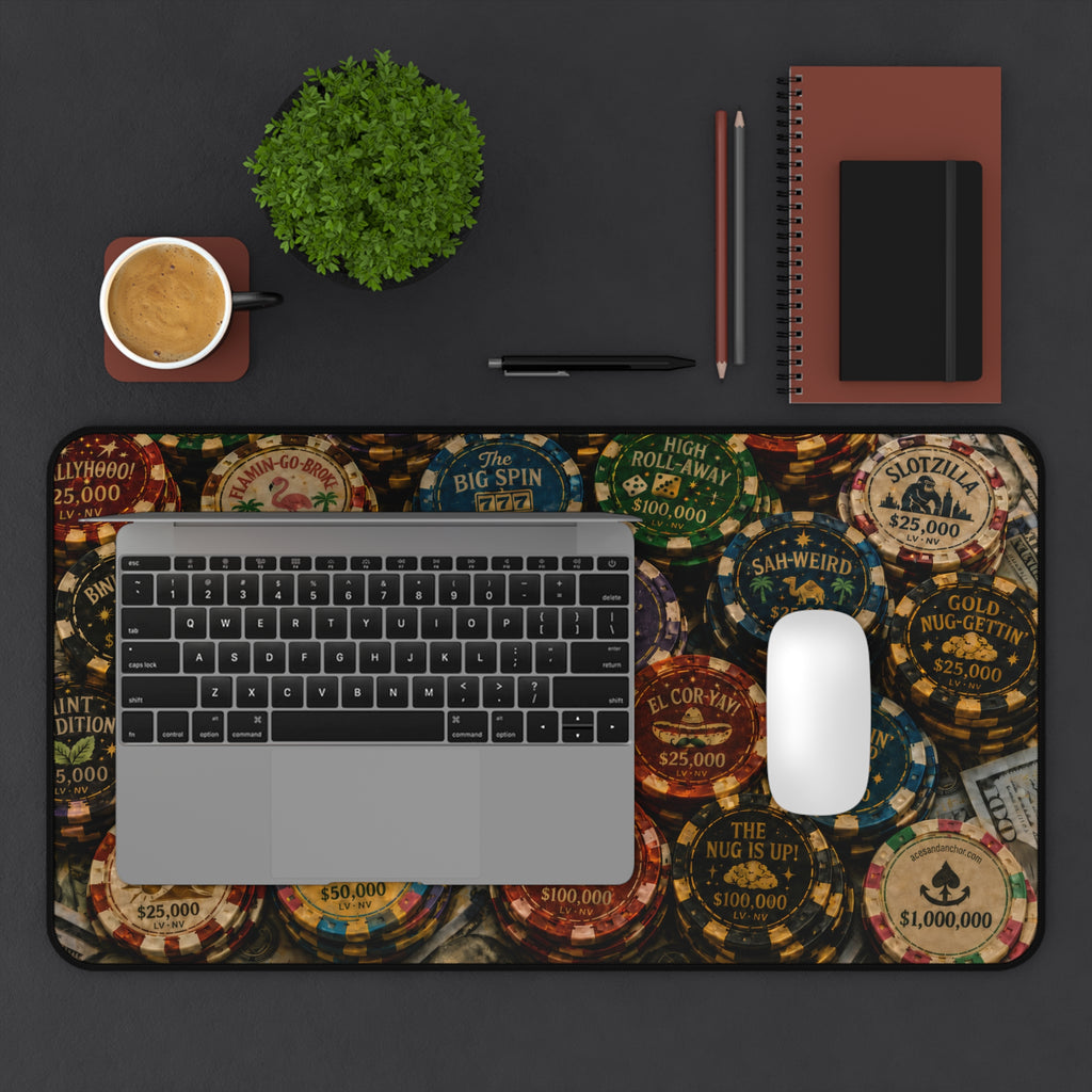 Casino Poker Chip Desk Mat — Gaming Mouse Pad product image 3