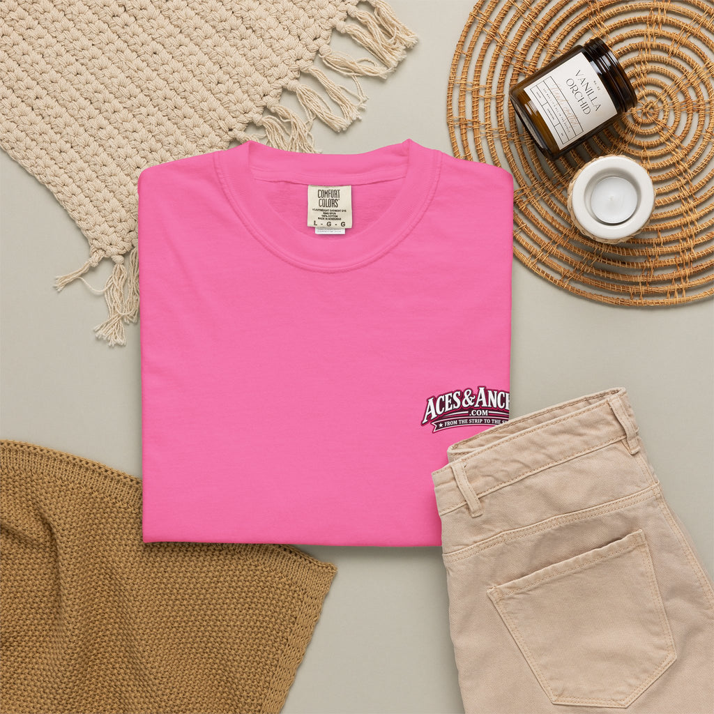 Western Caribbean List from Galveston Unisex Garment-Dyed T-shirt