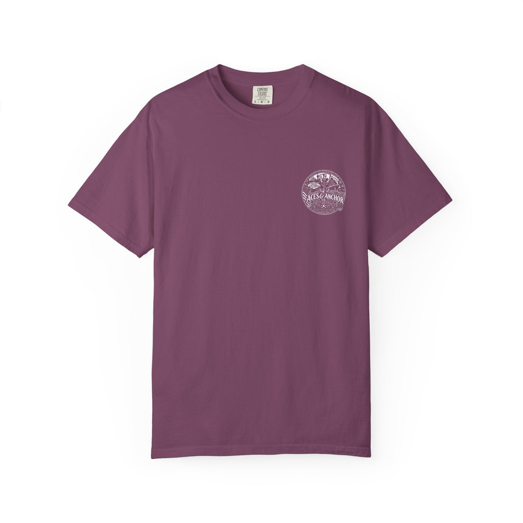 S.O.S. SALT OCEAN SEA Unisex Garment-Dyed T-Shirt