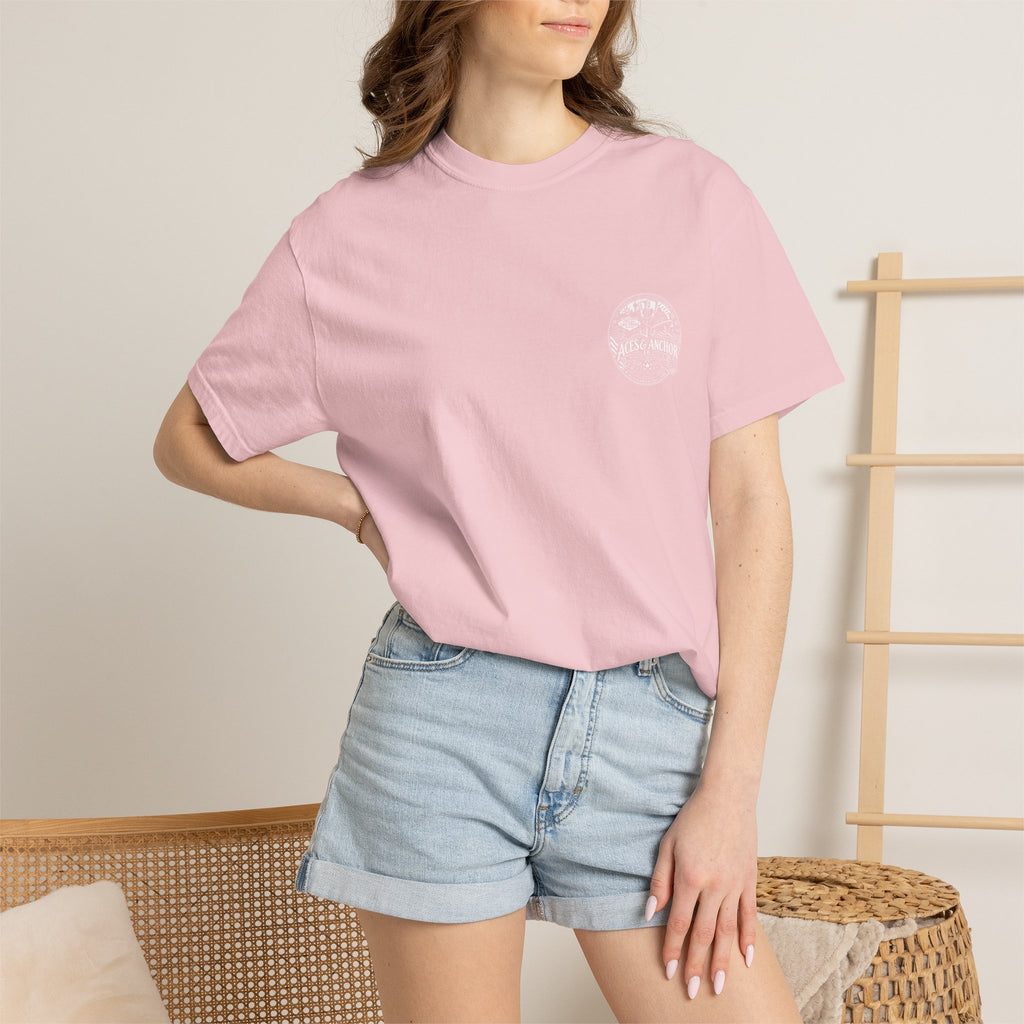 S.O.S. SALT OCEAN SEA Unisex Garment-Dyed T-Shirt