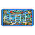 Caribbean Islands Bucket List Desk Mat product image 1