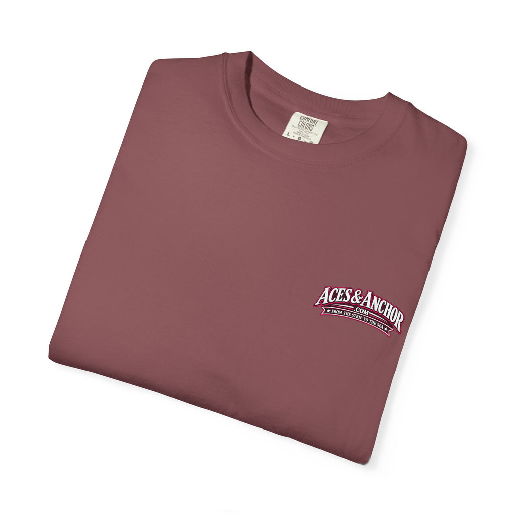 Western Caribbean List from Galveston Unisex Garment-Dyed T-shirt