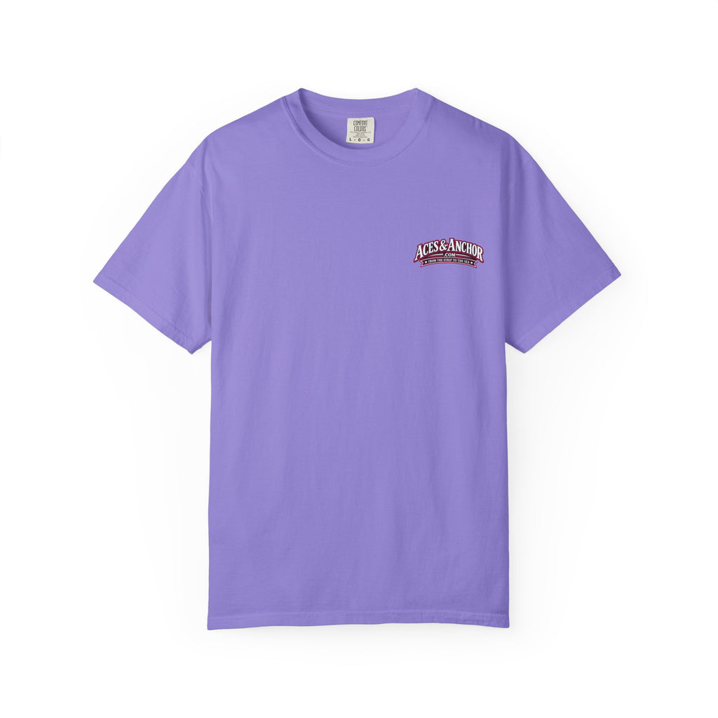 Western Caribbean List from Galveston Unisex Garment-Dyed T-shirt