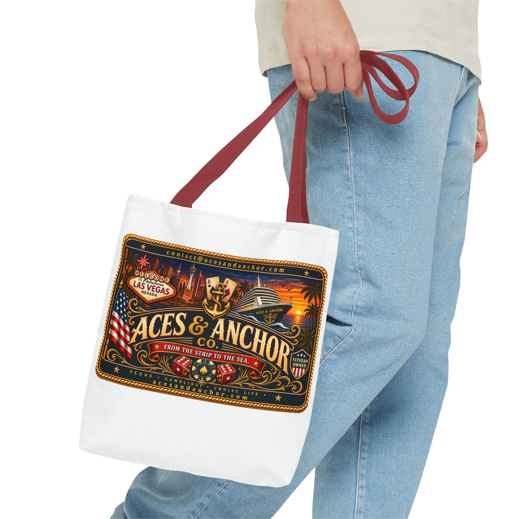 Aces & Anchor Co. Vintage Vegas Tote Bag