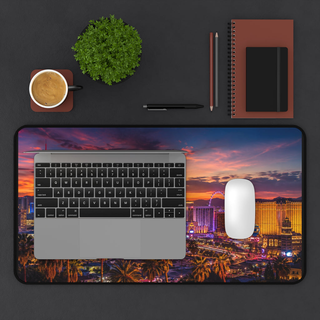 Las Vegas Skyline Desk Mat — Vibrant Sunset Strip Gaming/Work Mouse Pad product image 3