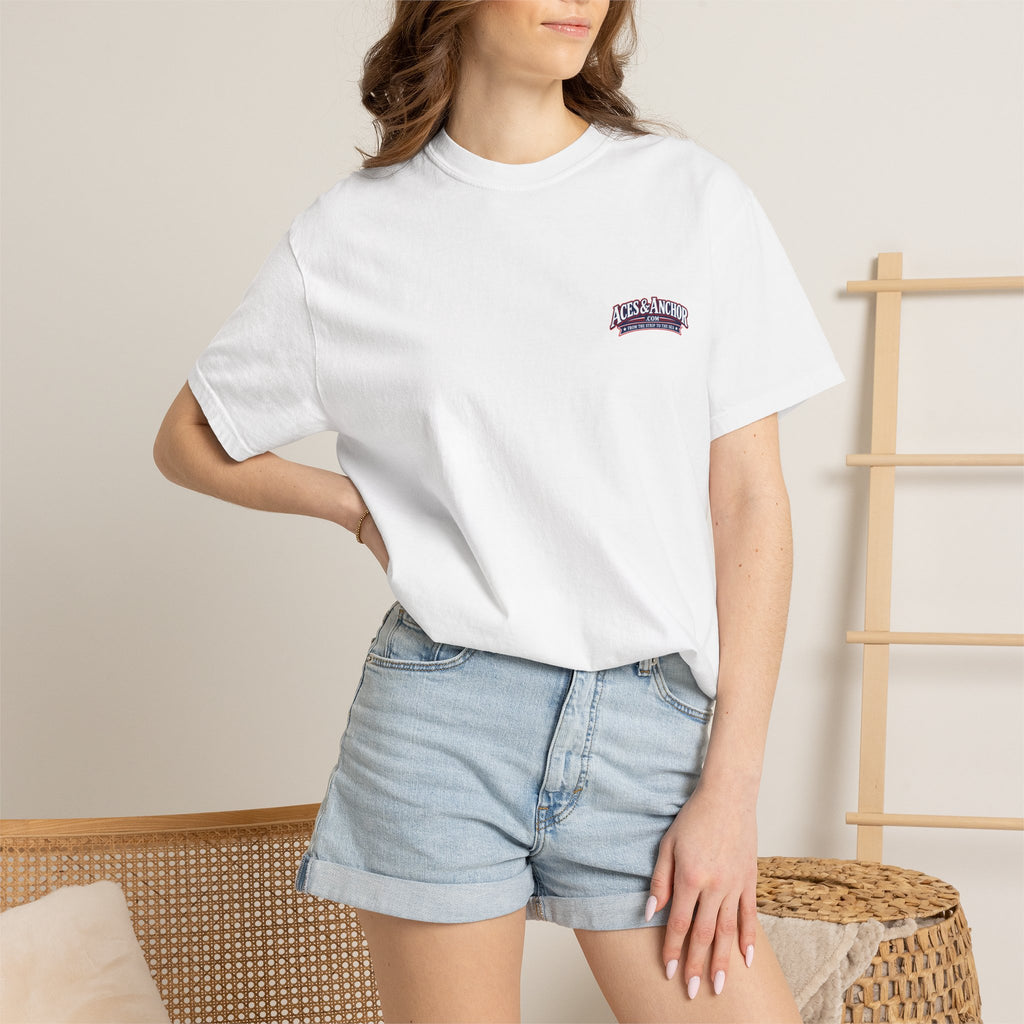 Southern Caribbean Island List Unisex Garment-Dyed T-Shirt