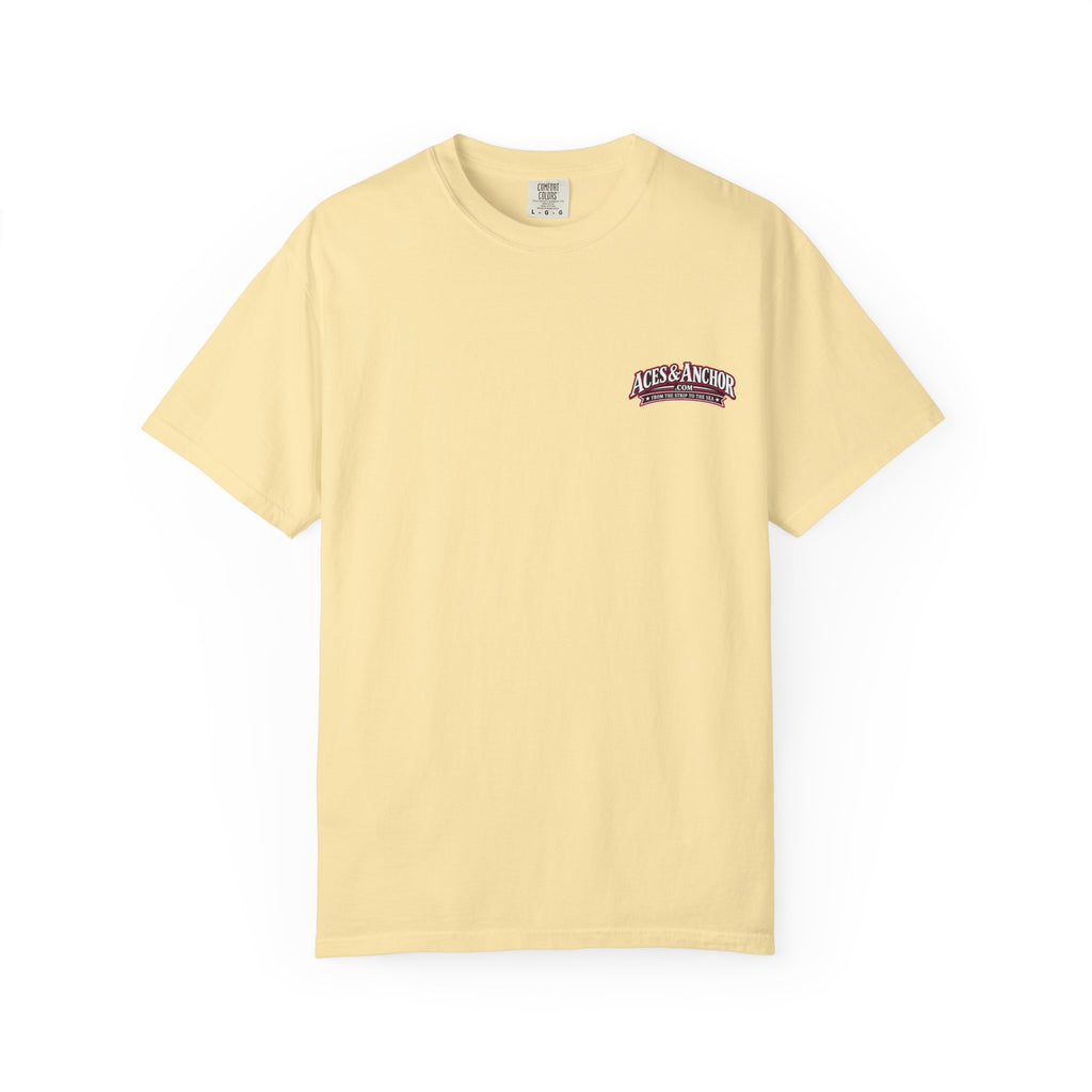 Western Caribbean List from Galveston Unisex Garment-Dyed T-shirt