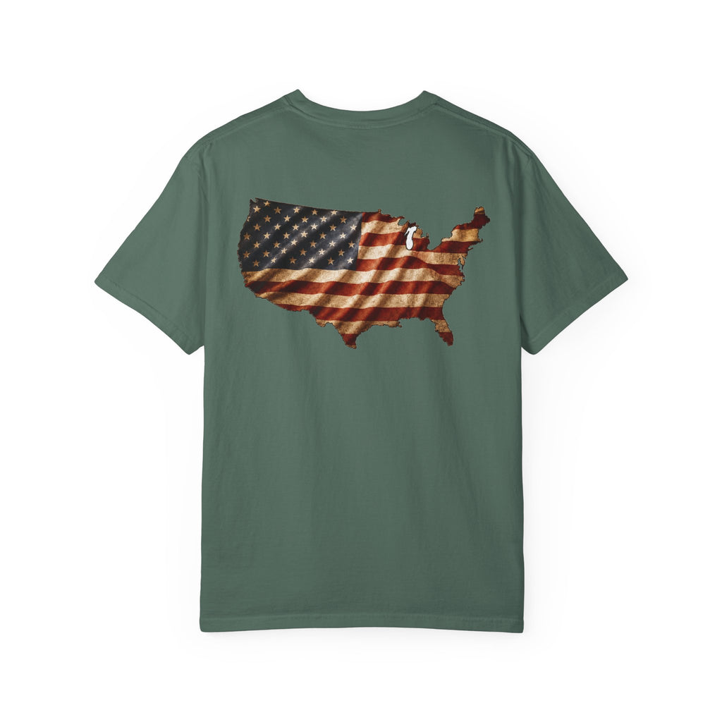 Vintage American Flag Veteran T-Shirt