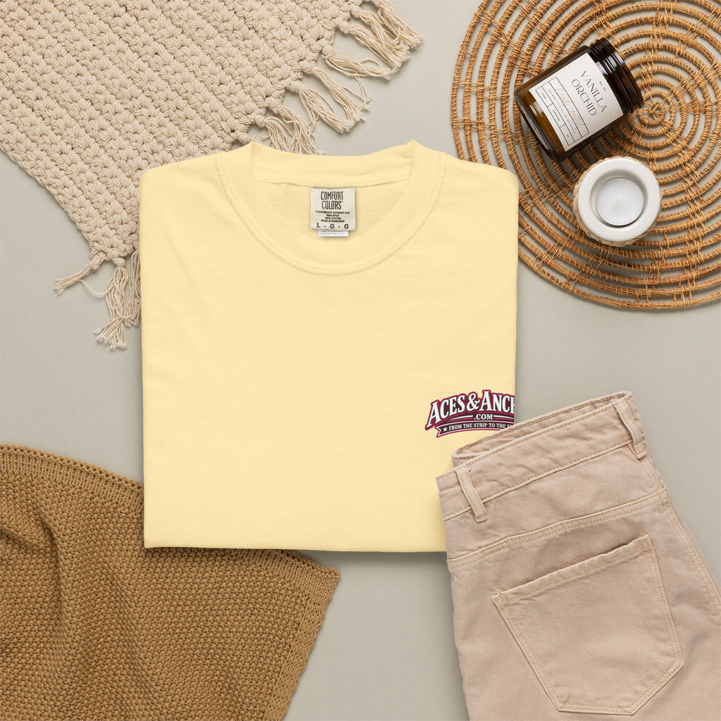 Western Caribbean List from Galveston Unisex Garment-Dyed T-shirt