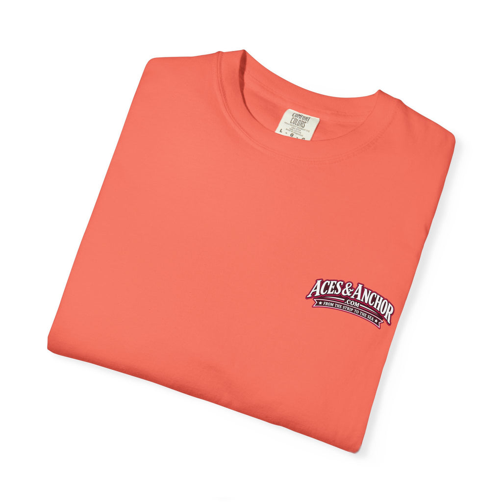 Western Caribbean List from Galveston Unisex Garment-Dyed T-shirt