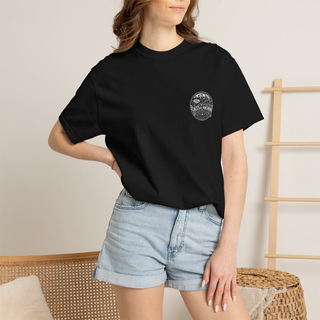 S.O.S. SALT OCEAN SEA Unisex Garment-Dyed T-Shirt