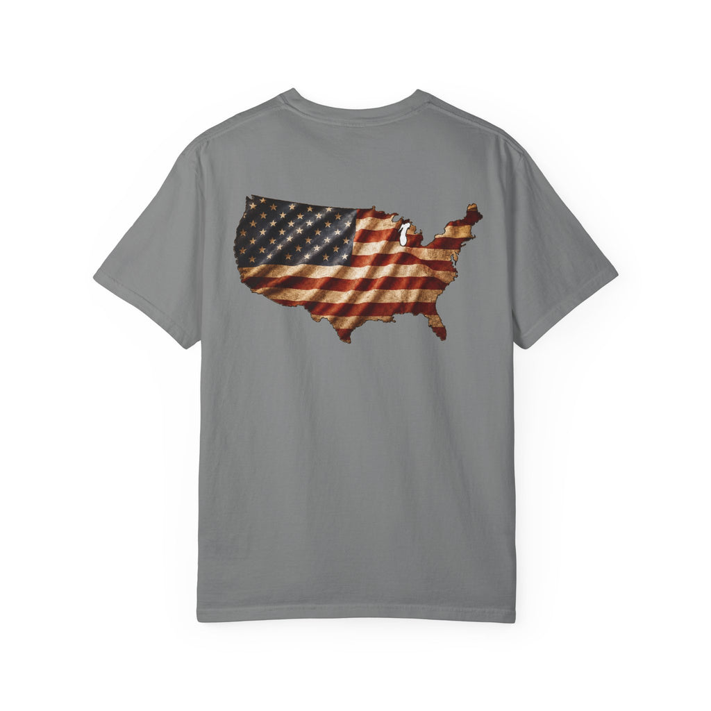 Vintage American Flag Veteran T-Shirt