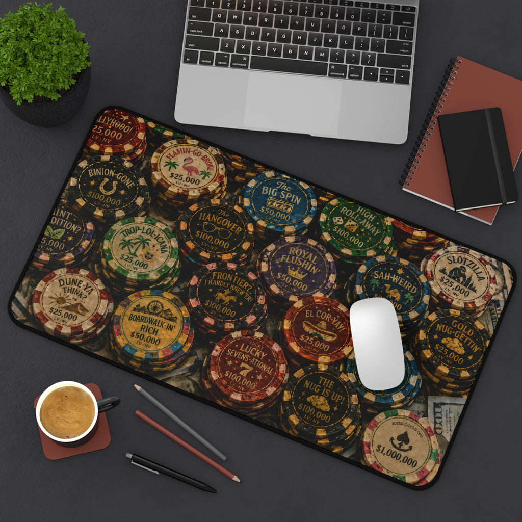 Casino Poker Chip Desk Mat — Gaming Mouse Pad product image 4